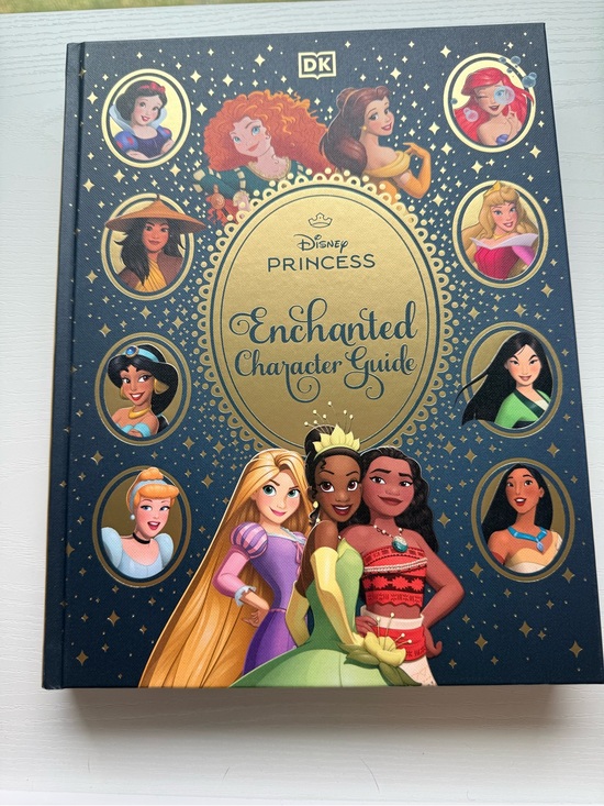Disney Other - Disney Princess Enchanted Character Guide - Navy Blue and Gold Cover